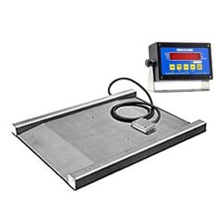 Cambridge S670236362K Model SS670-2 Series Stainless Steel Scale Built In Double Ramp 36 x 36 x 1.5 / 2500 x 0.5 With Indicator