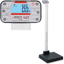 Detecto APEX-LXI-AC Physician Scale With Mechanical Height Rod AC adapter and Welch Allyn LXI  Legal For Trade 600 x 0.1 lb