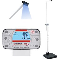 Detecto APEX-SH-WI-AC Physician Scale With Sonar Height Rod AC adapter and Wi-Fi  Legal For Trade 600 x 0.1 lb