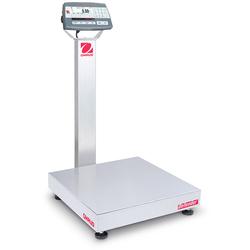 Ohaus D52XW50RQL2 Defender 5000 Stainless Steel 18 x 18 in Bench Scale 100 x 0.005 lb and Legal for Trade 100 x 0.02 lb