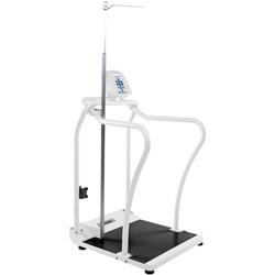 Health O Meter 2101KLHR Digital Handrail Scale with Height Rod 1000 lb x 0.2 lb