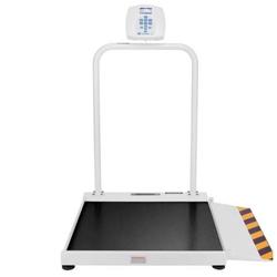 Health O Meter 2500KL-BT Digital Wheelchair Scale with Built-in Pelstar Wireless Technology 1000 x 0.2 lb