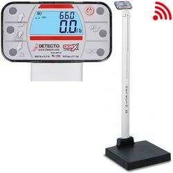 Detecto APEX-C Physician Scale With Mechanical Height Rod with WiFi / Bluetooth Legal For Trade 600 x 0.1 lb