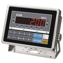 CAS CI-200SC Stainless Steel Indicator with 1 Inch LED Display Legal for Trade CAS CI-200SC Stainless Steel Indicator with 1 Inch LED Display Legal for Trade