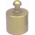 Ohaus General Purpose Brass (Slightly Used) Individial Screw Knob Calibration Weight - 100g 