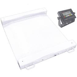 LP Scale LP7622MAL-4848-5000 Legal for Trade Aluminum 4 x 4 Ft  LCD Portable Drum Scale 5000 x 1  lb