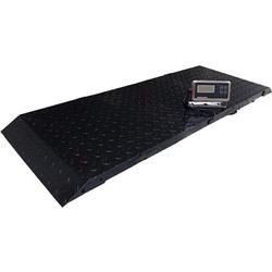 LP Scale LP7628D-3065-1000 Mild Steel 30 x 65 inch LCD Live Stock Scale 1000 x 0.5 lb
