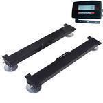 LP Scale LP7630B-5-48-10000 Mild Steel 5 x 48 inch LCD Portable Beam Scale 10000 x 2 lb