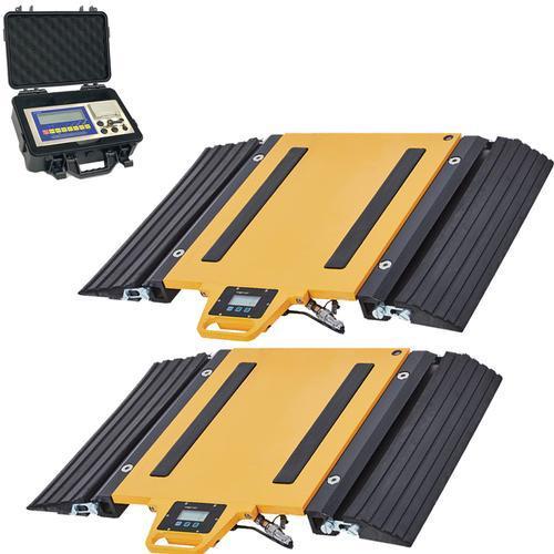 LP Scale LP7660W-Y-2432-30 Wireless Axle Scales with Two 24 x 32 pads and Weighing indicator total 60000 x 20 lb