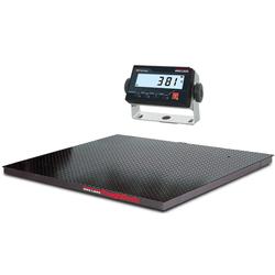 Rice Lake 219279 Roughdeck Floor Scale 4 x 4 Legal for Trade with 381 AA Indicator - 5000 x 1 lb