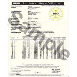 Rice Lake Accredited Certificate for 118809