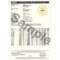 Rice Lake Non-Accredited Cert for 118811