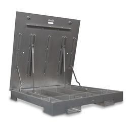 Rice Lake Roughdeck QC-XP 193288 Quick Clean Extreme Portable Diamond Base Plate Floor Scale 4 ft x 4 ft - Base Only - 10000 lb