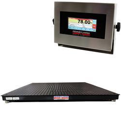 Pennsylvania Scale KEYSTONE-78-5K  4 x 4  ft 6600 Floor Scales Legal for Trade with 7800 Indicator 5000 x 1 lb