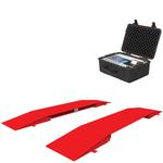 CAS RW-X200-84-PAK Portable Axle Weighers, 84 x 30 inch Package with 4 x Ramps and Indicator