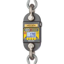 Dillon AWT05-101153 EDXtreme RED Dynamometer USB with two shackles & backlight 2500 x 0.5 lbs