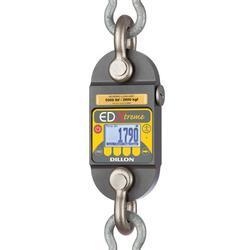 Dillon AWT05-101154 EDXtreme RED Dynamometer USB with two shackles & backlight 5000 x 1 lbs