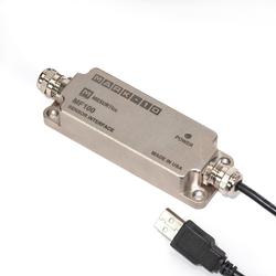 Mark 10 MF100 USB Sensor Interface with MESUR Flex Connecting Force and Torque Sensors to a PC