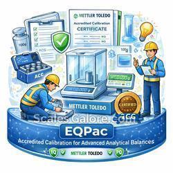 Mettler Toledo B99504130125 on-site installation EQPac Balance with Accredited ACC for Excellence XSR Analytical Balances