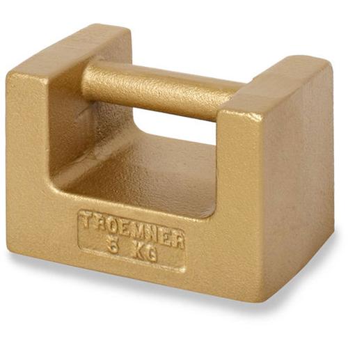 Troemner 83040487 ASTM Class 7 Grip Handle Cast Iron Calibration Weight With Accredited Certificate 5kg