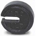 Rice Lake 10367 Class 7 ASTM Avoirdupois Howe Round Slotted Iterlocking Wts, 50lb x 1/2lb